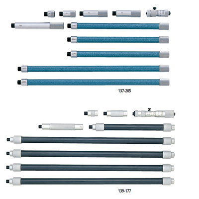 接杆式内径千分尺-137系列延长杆型,139系列延长管型,140系列延长管型